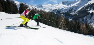 Skifahren Berge Piste Schnee Alpen