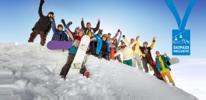 Gruppe Skifahren Urlaub Gruppenreise