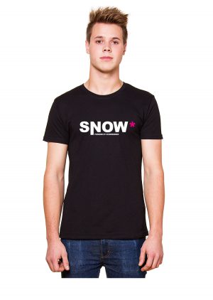 Model Schneebeben T-Shir schwarz "Snow"